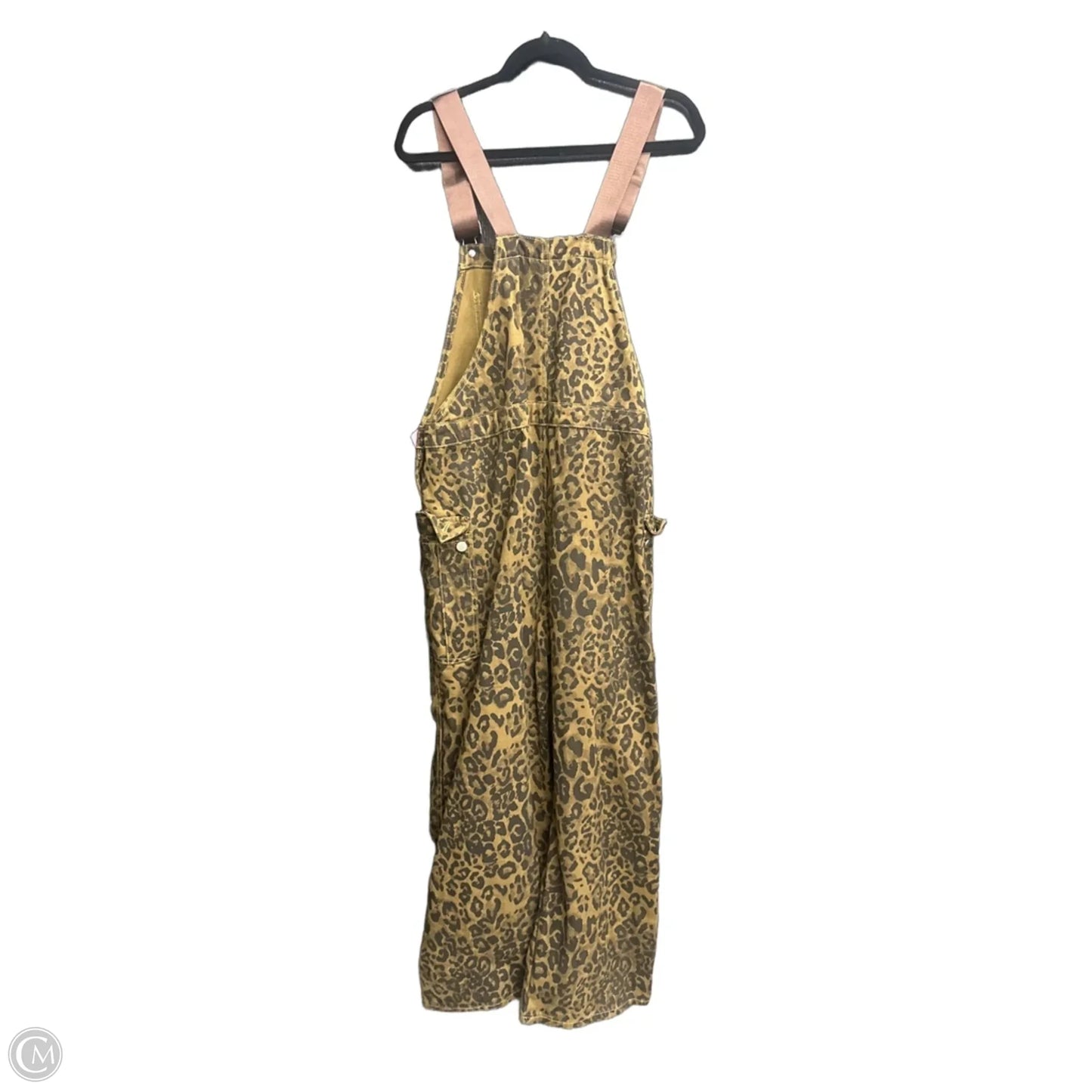 Overalls By Clothes Mentor In Leopard Print, Size: Xl