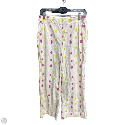 Pants Linen By Anthropologie In Ivory, Size: 4