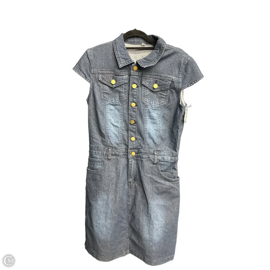 Dress Casual Short By Clothes Mentor In Blue Denim, Size: M