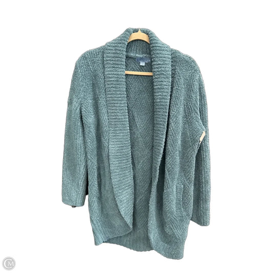 Sweater Cardigan By Barefoot Dreams In Green, Size: L
