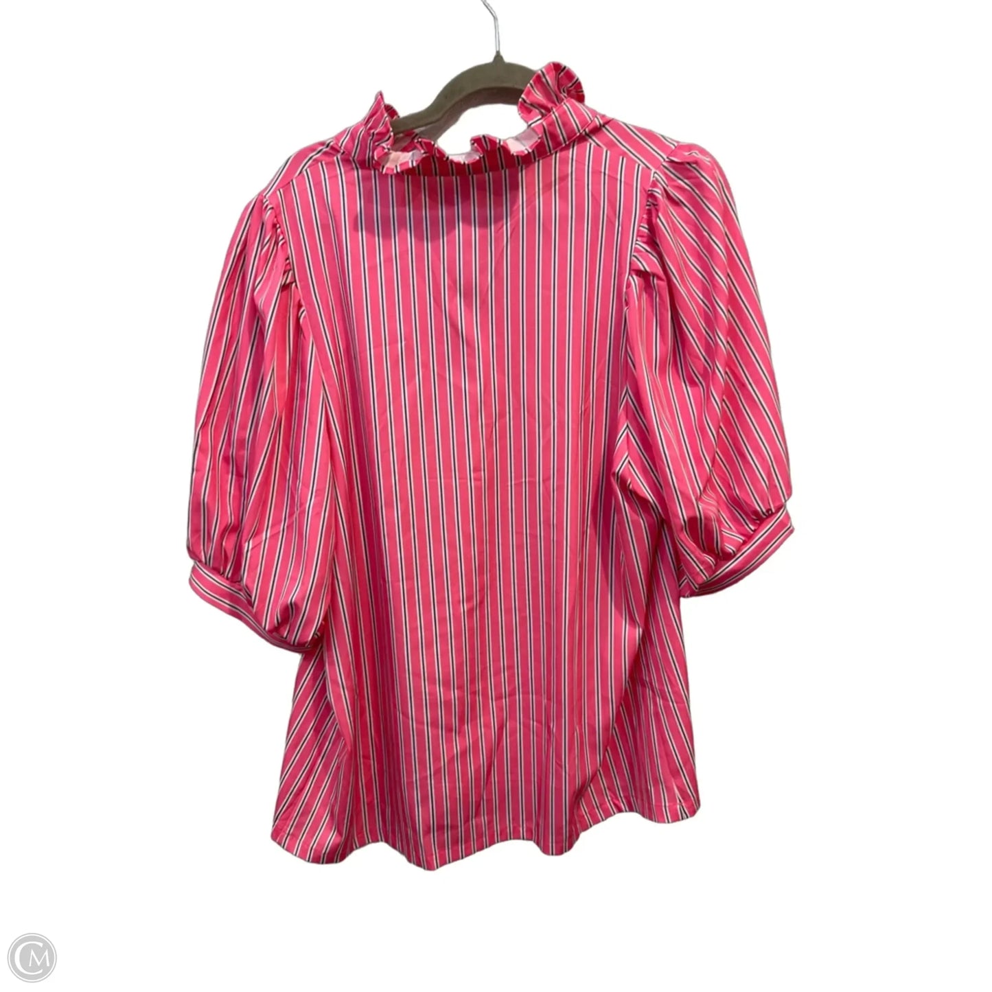 Top Short Sleeve By Clothes Mentor In Striped Pattern, Size: M