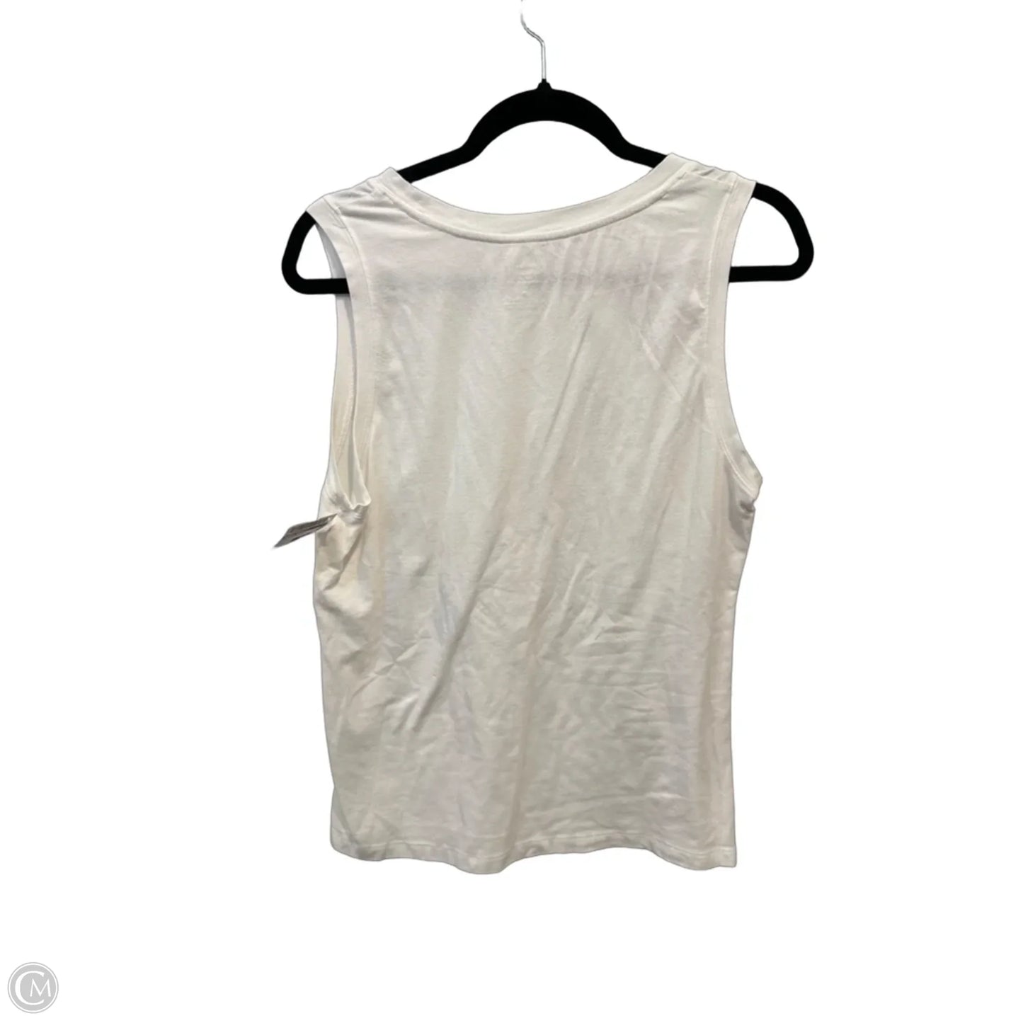 Top Sleeveless By Banana Republic In White, Size: M