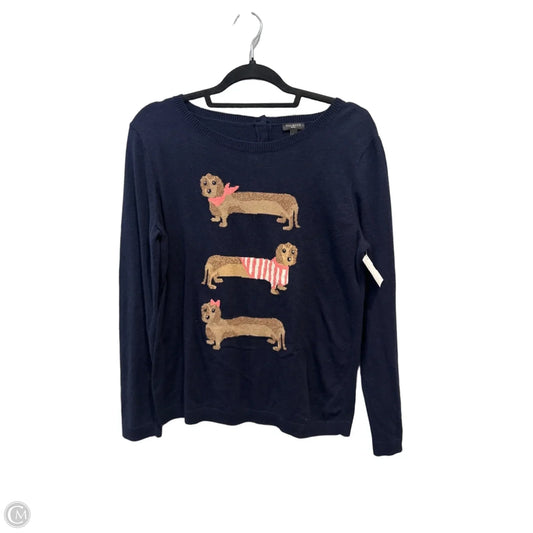 Sweater By Talbots In Navy, Size: Lp