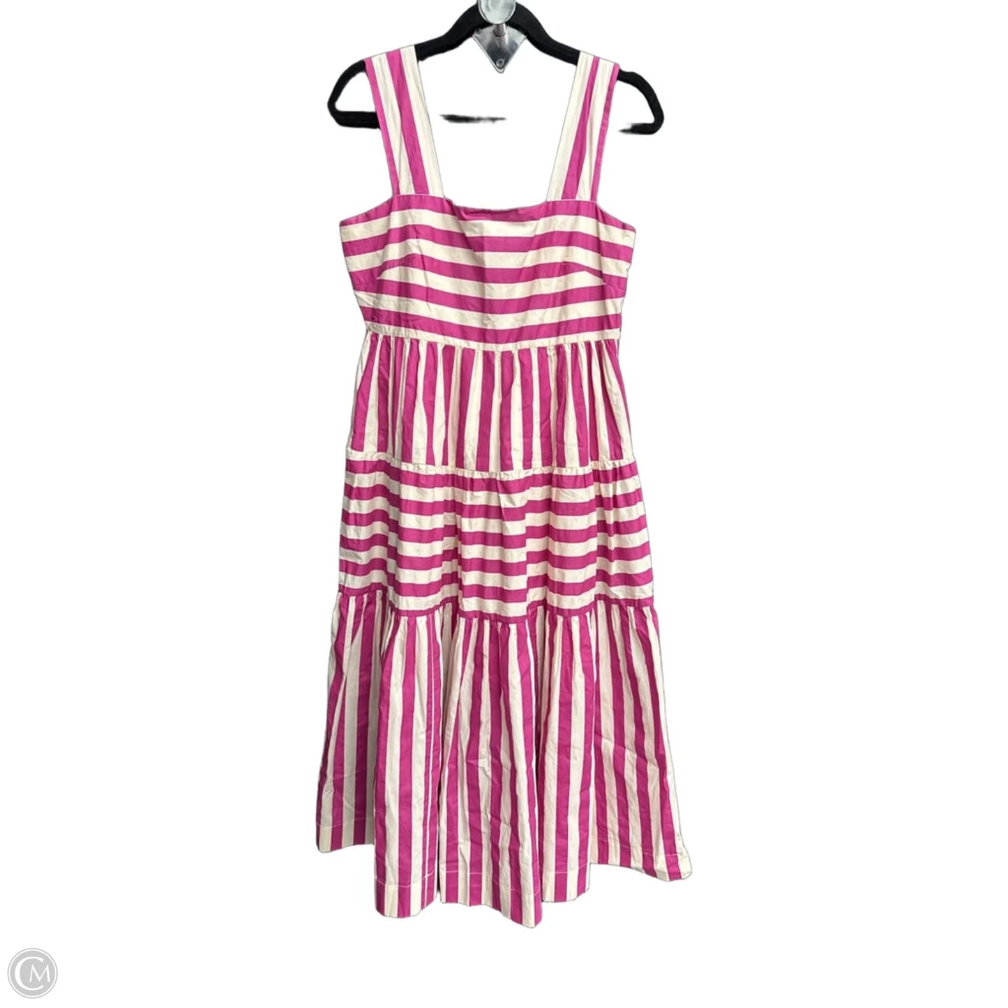 Dress Casual Midi By Pinch In Striped Pattern, Size: L