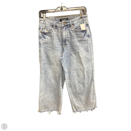 Jeans Wide Leg By Judy Blue In Blue Denim, Size: 8