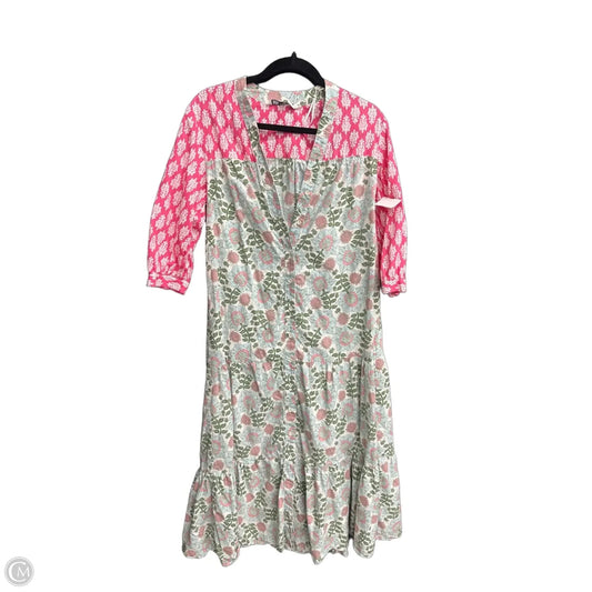 Dress Casual Maxi By Zara In Floral Print, Size: M