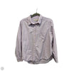 Top Long Sleeve By Loft In Striped Pattern, Size: M