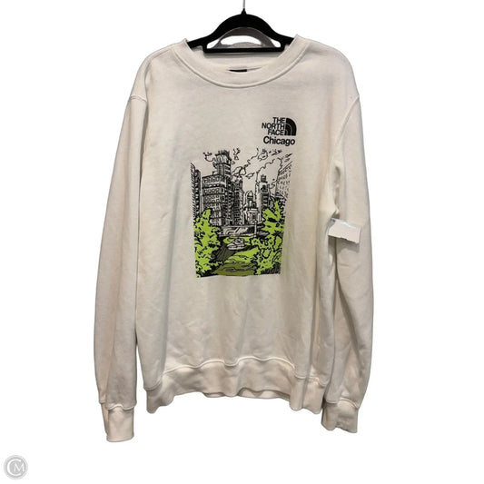 Sweatshirt Crewneck By The North Face In White, Size: M