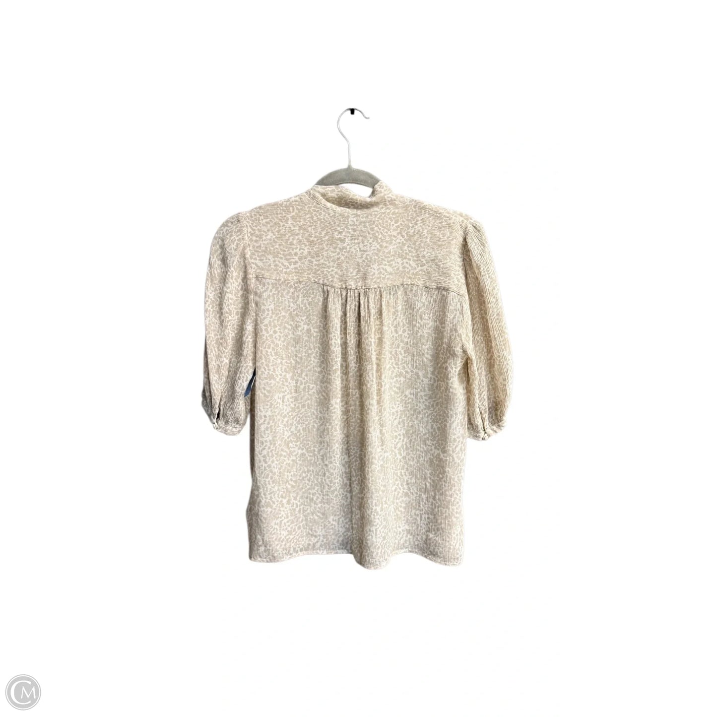 Top Short Sleeve By Paige In Leopard Print, Size: S