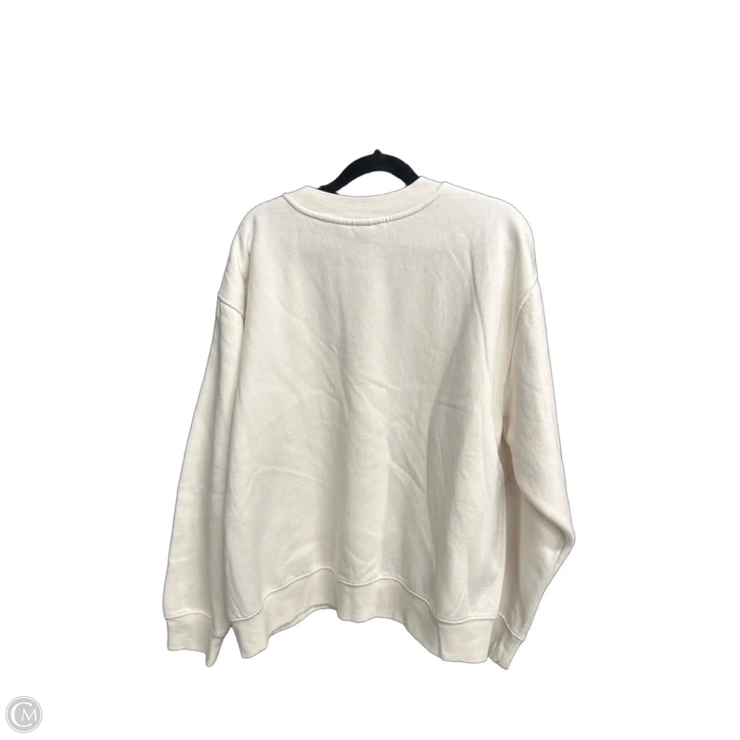 Sweatshirt Crewneck By Universal Thread In Cream, Size: L