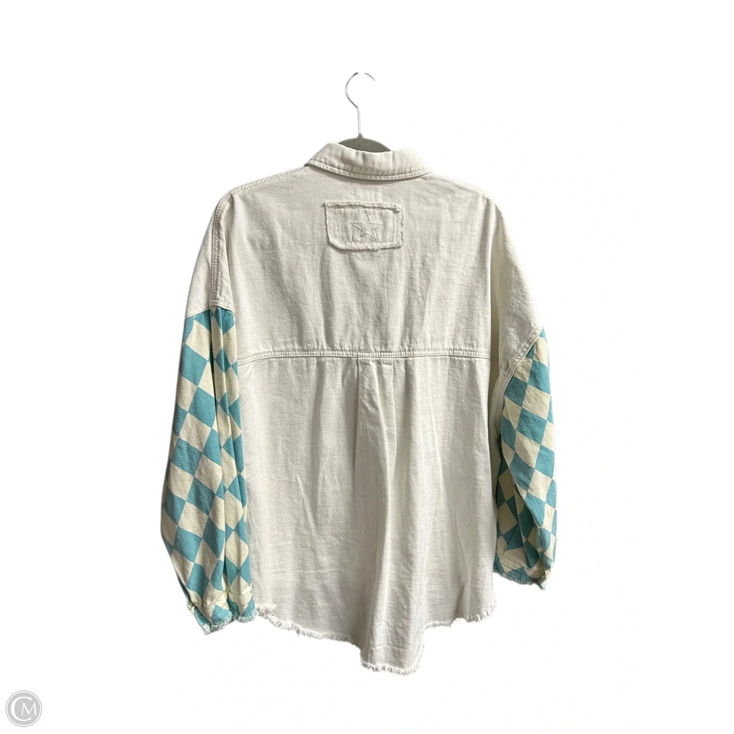 Jacket Denim By Pol In White, Size: S