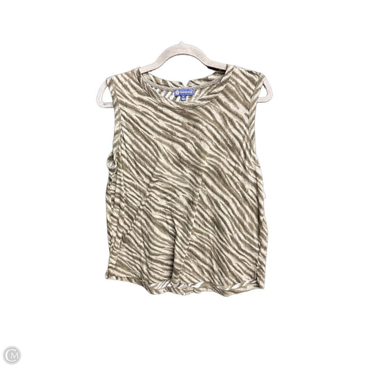 Top Sleeveless By Democracy In Green, Size: M