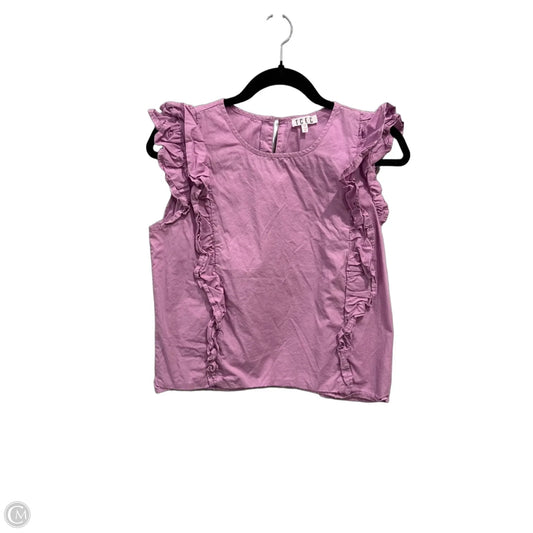 Top Sleeveless By Tcec In Purple, Size: M