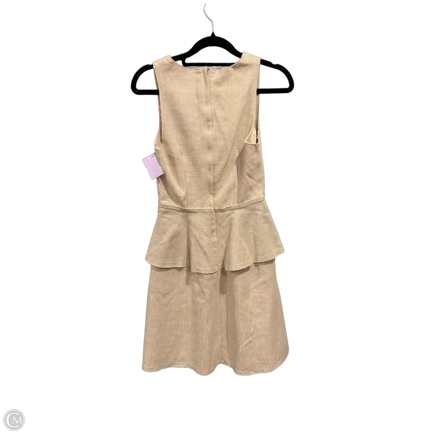 Dress Casual Midi By Banana Republic In Tan, Size: Xs