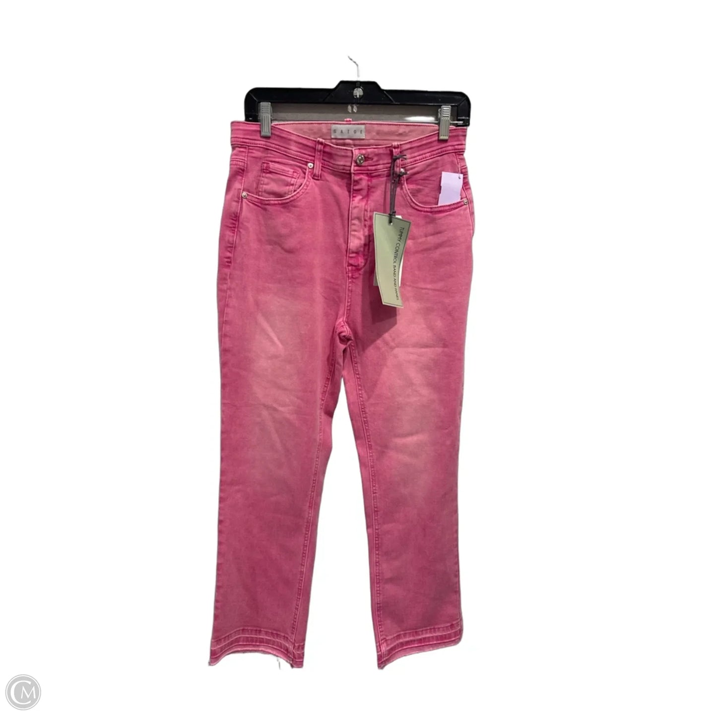 Jeans Wide Leg By Clothes Mentor In Pink, Size: 12