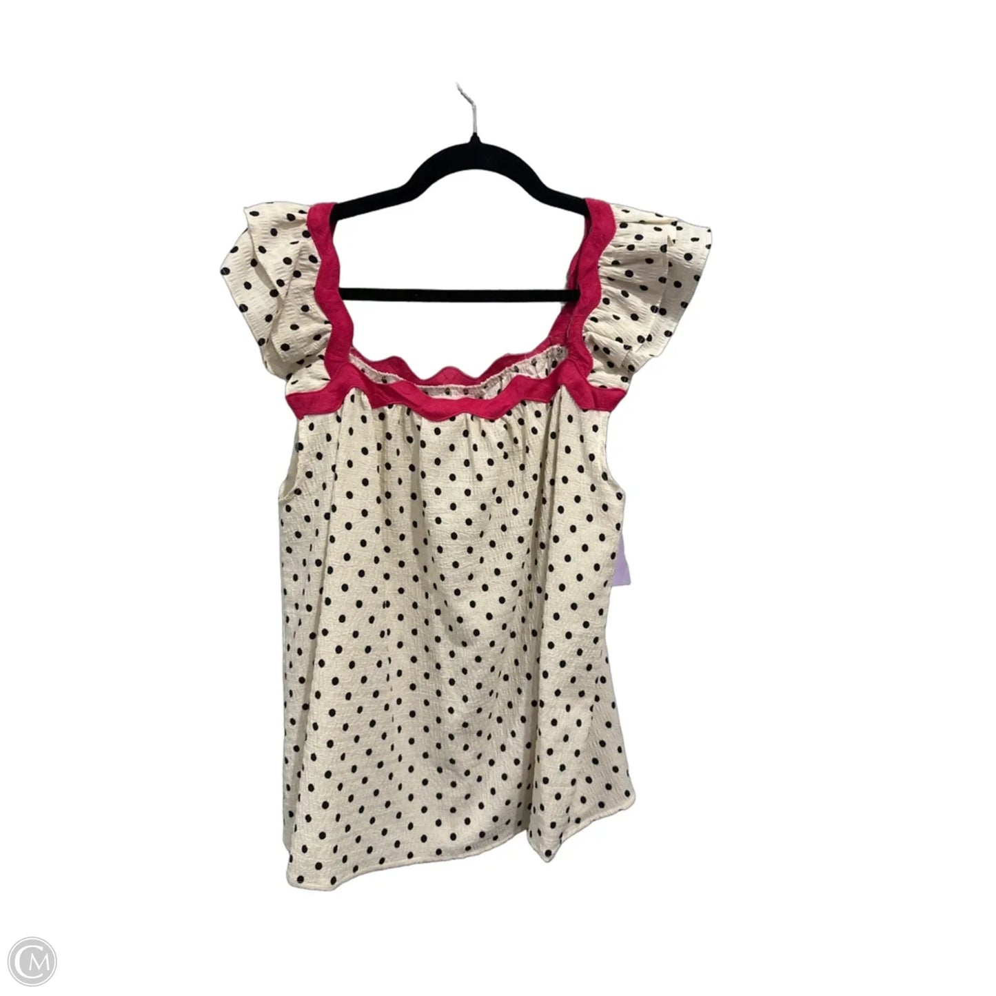 Top Sleeveless By Thml In White, Size: L