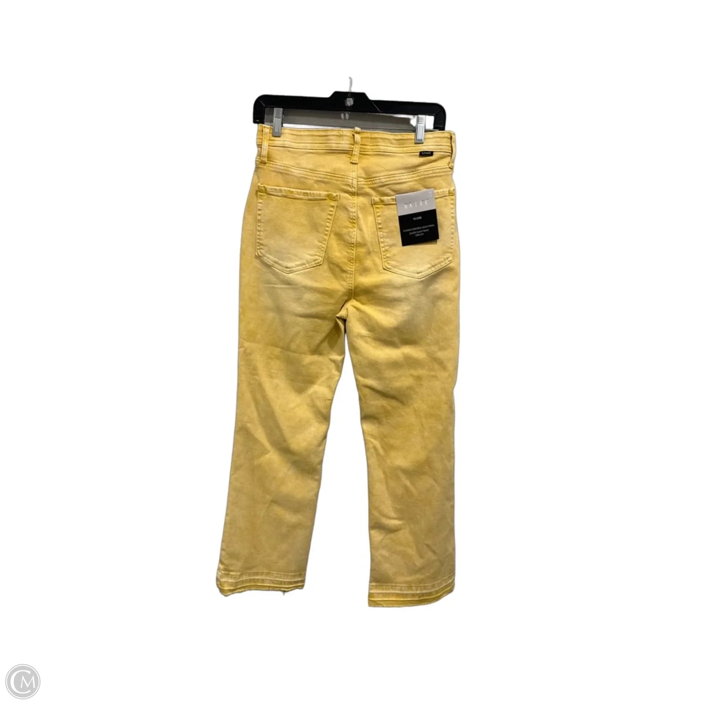 Jeans Straight By Clothes Mentor In Yellow, Size: 12