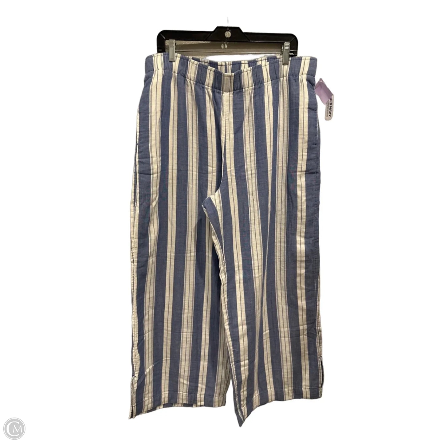 Pants Wide Leg By Old Navy In Striped Pattern, Size: Xl