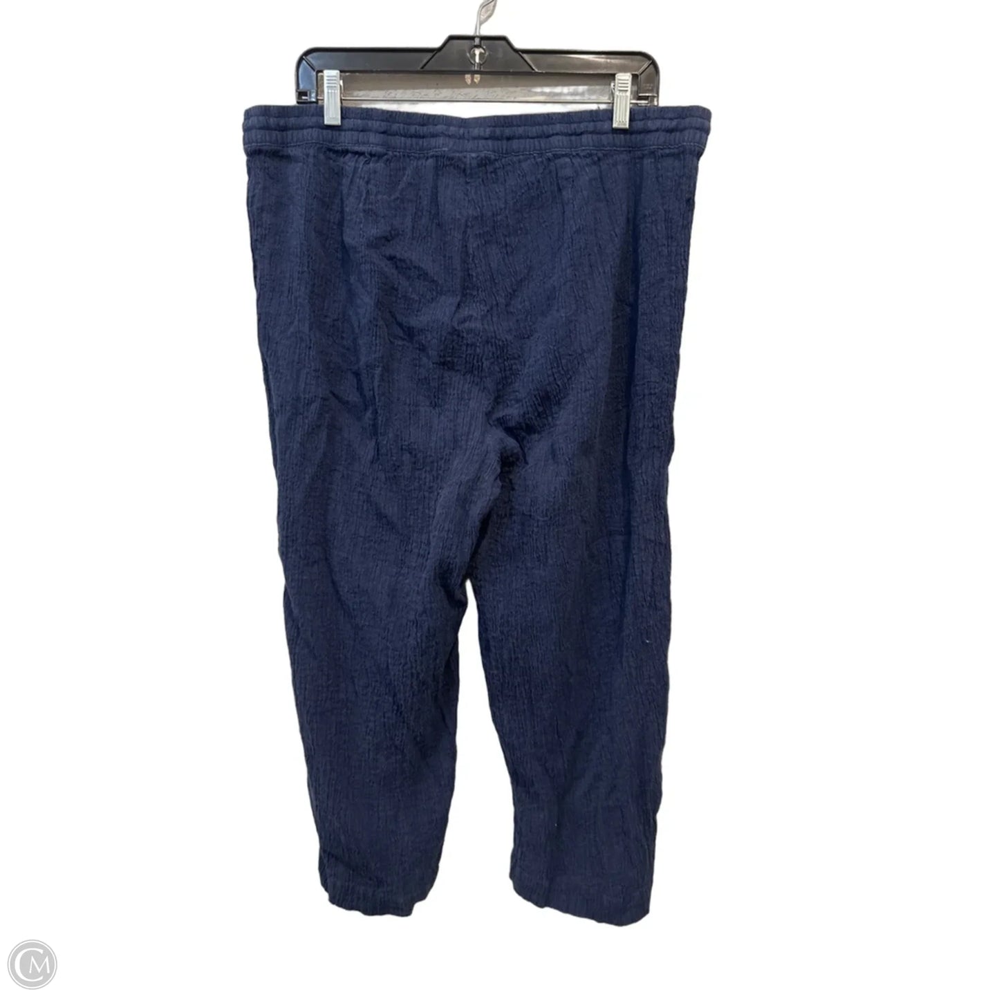 Pants Linen By Pure Jill In Navy, Size: 14