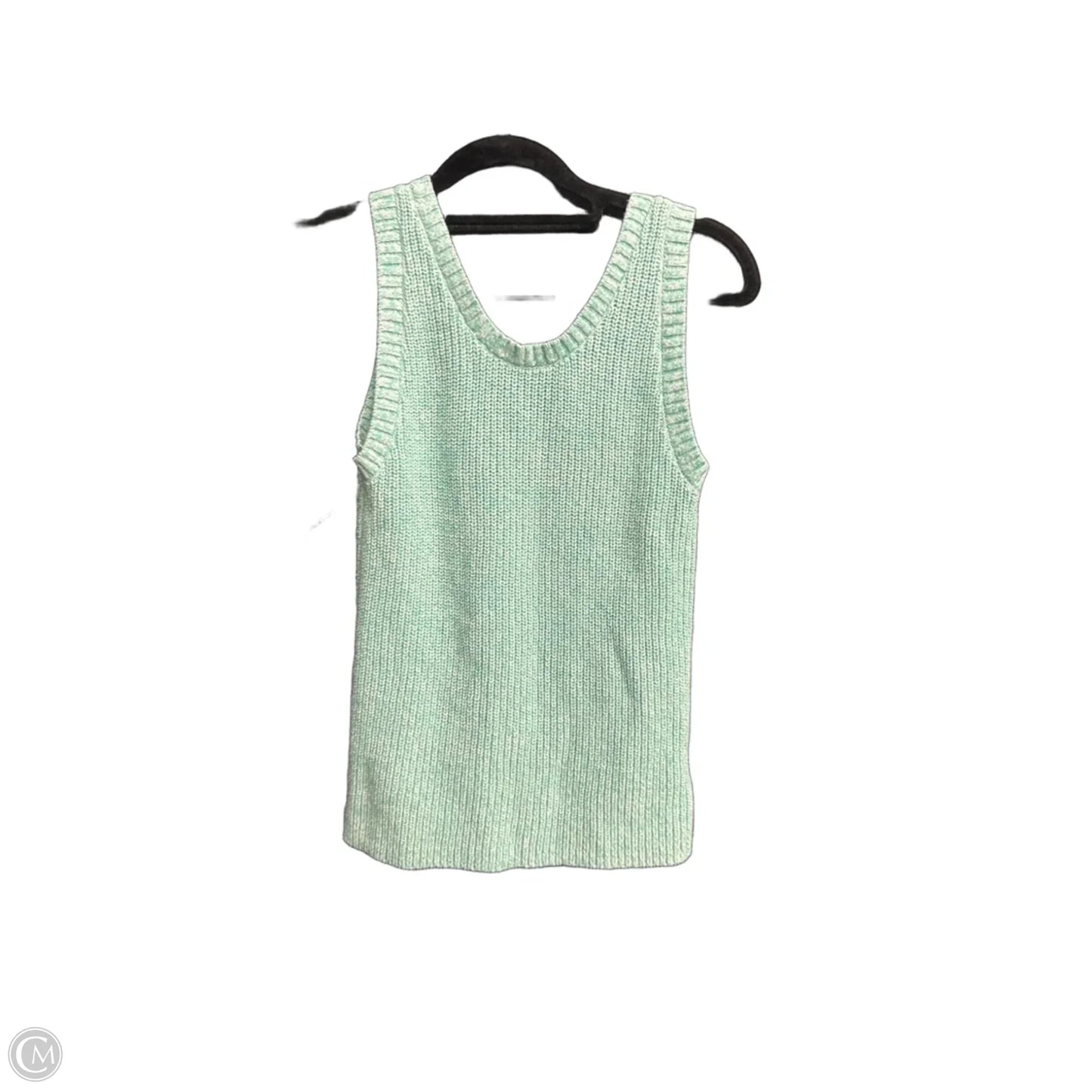 Top Sleeveless By Loft In Teal, Size: S