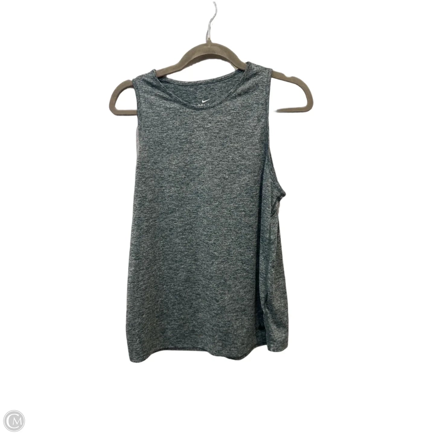 Athletic Tank Top By Nike In Grey, Size: M
