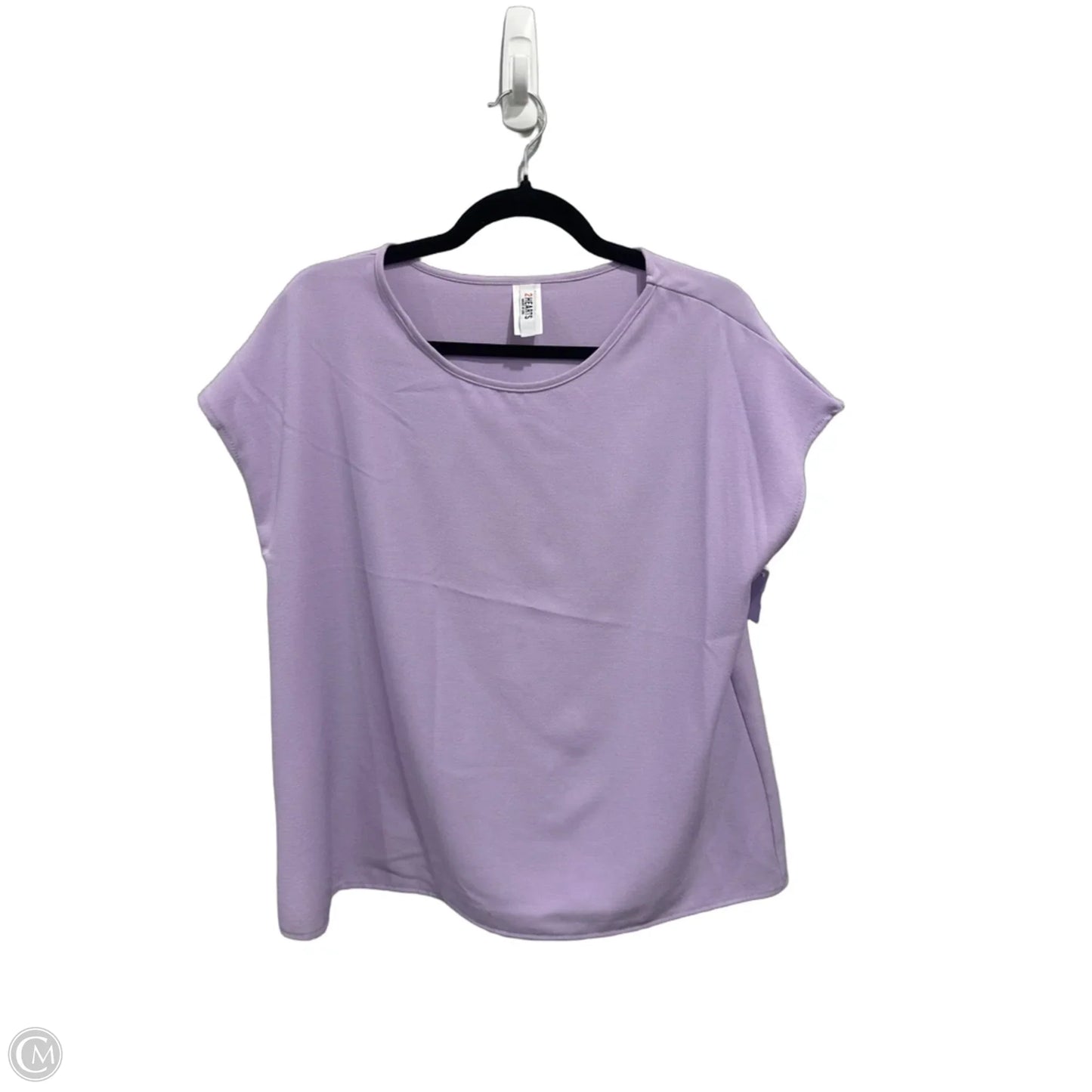 Top Short Sleeve By Clothes Mentor In Purple, Size: M