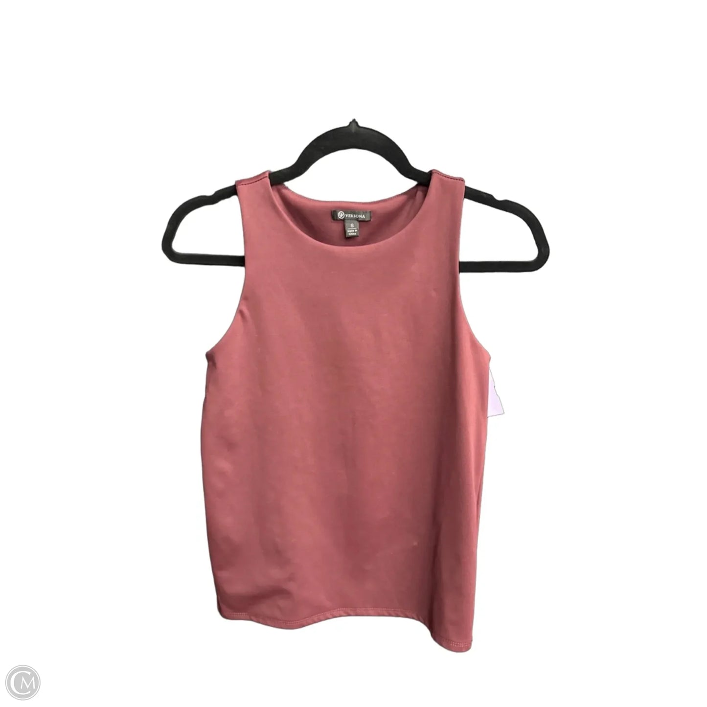 Top Sleeveless By Versona In Maroon, Size: S