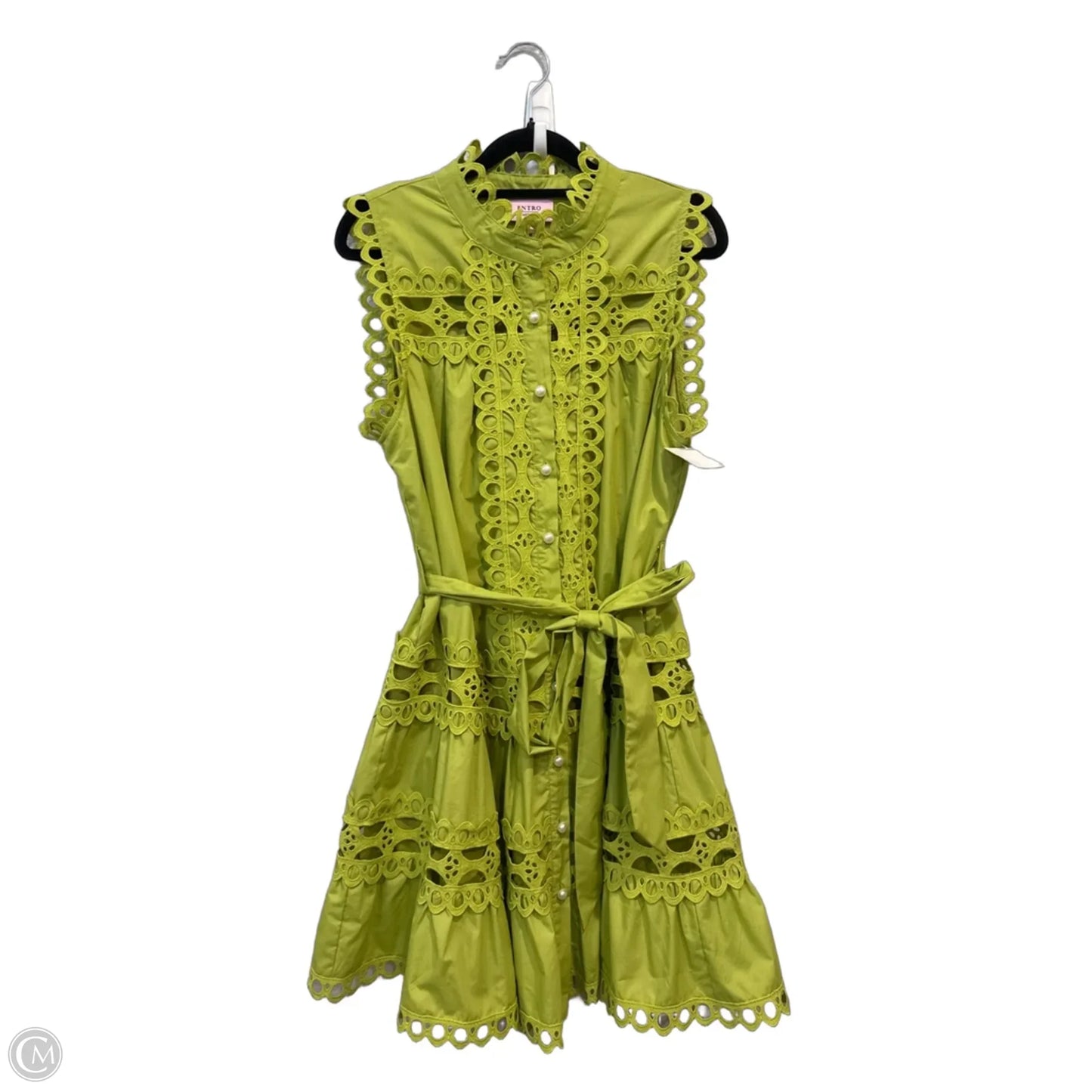 Dress Casual Midi By Entro In Green, Size: M