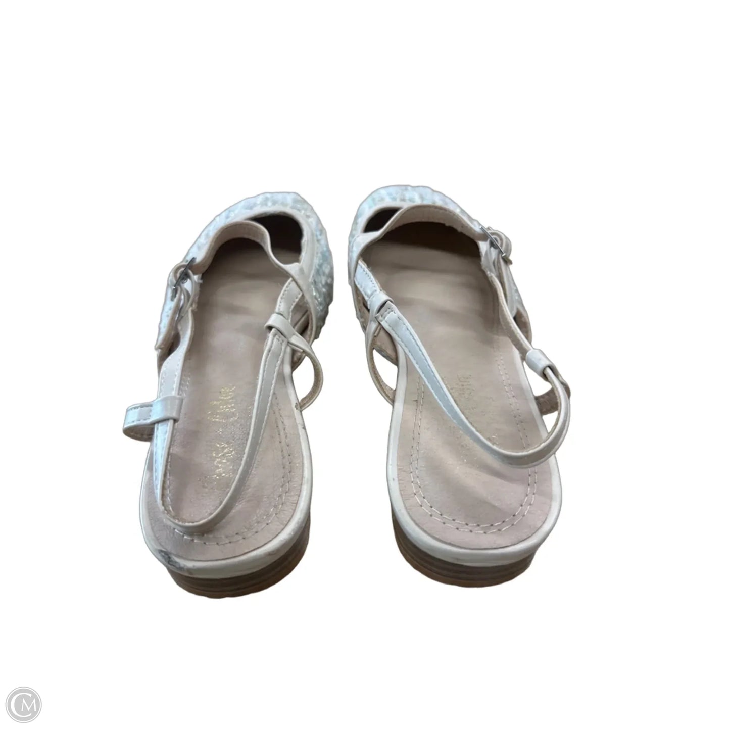 Shoes Flats By Clothes Mentor In Tan, Size: 9