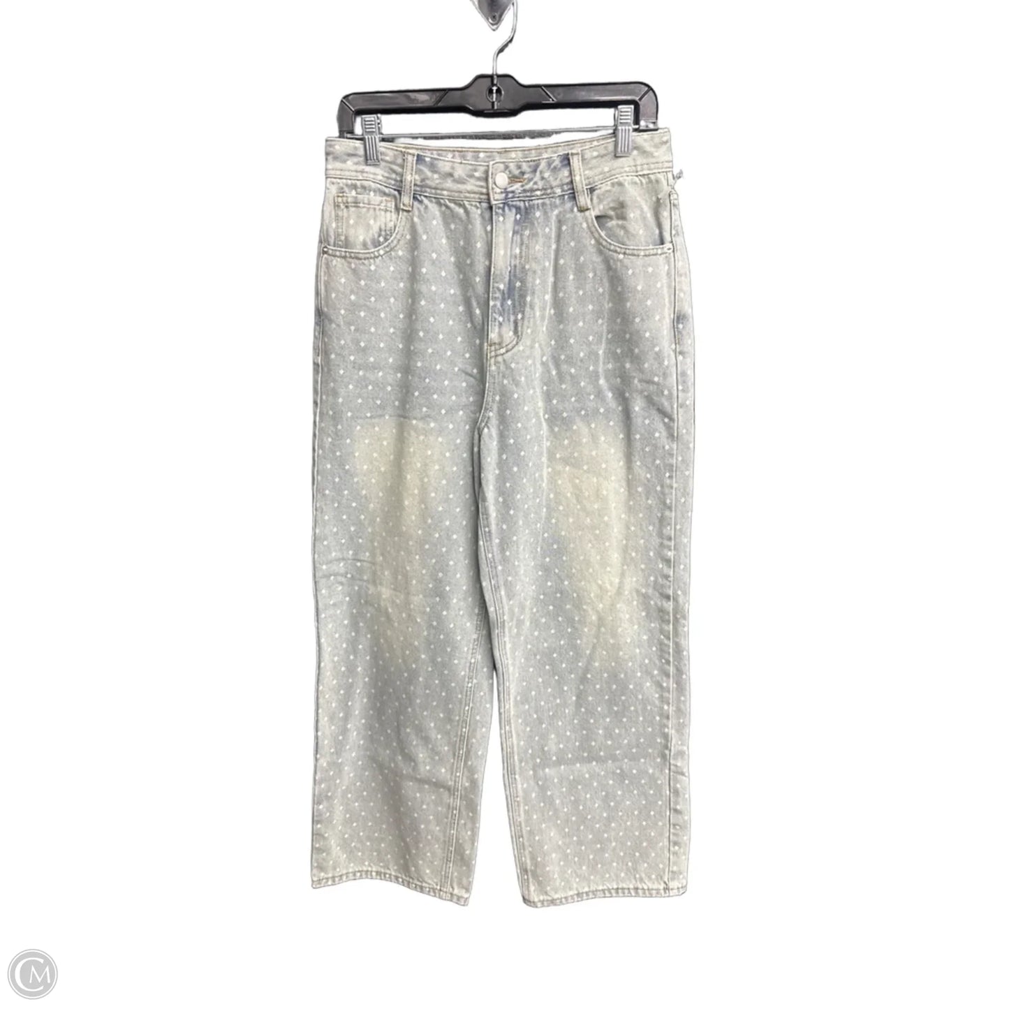 Jeans Wide Leg By Heyson In Polkadot Pattern, Size: 12