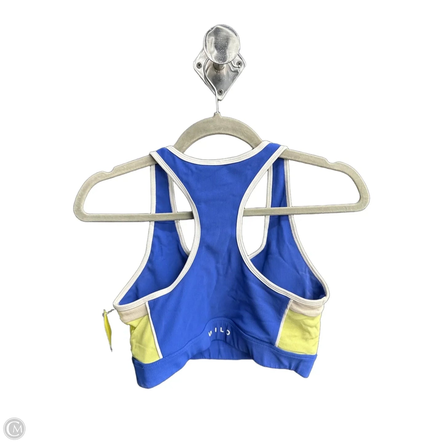 Athletic Bra By Wilo In Blue, Size: M