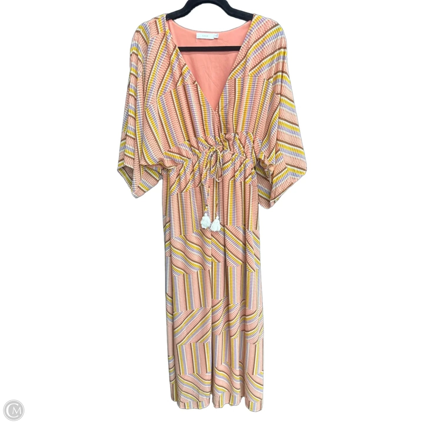 Dress Casual Maxi By Lush In Peach, Size: M