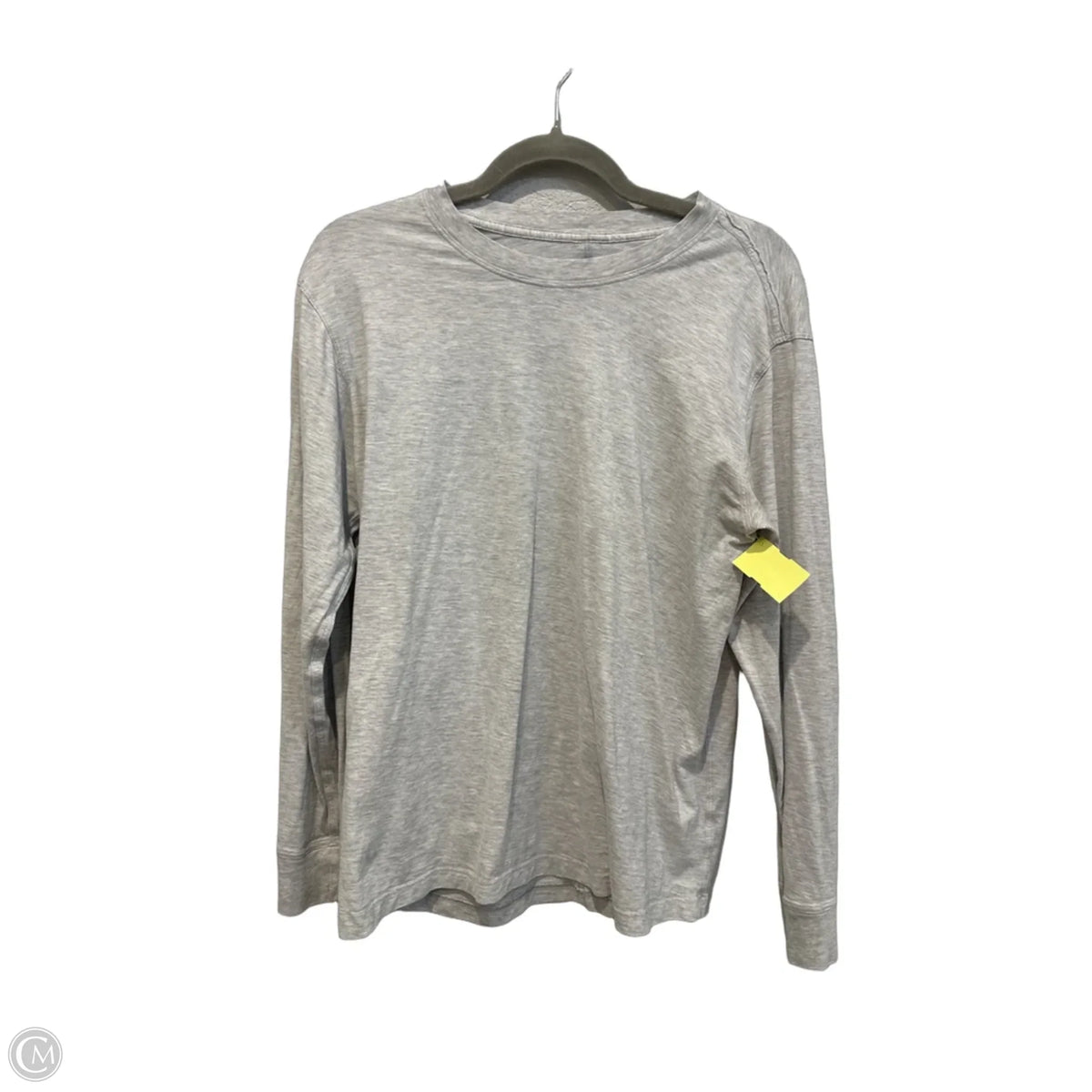 Top Long Sleeve Basic By Clothes Mentor In Grey, Size: M