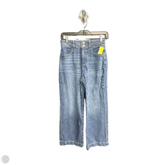 Jeans Straight By Loft In Blue Denim, Size: 0