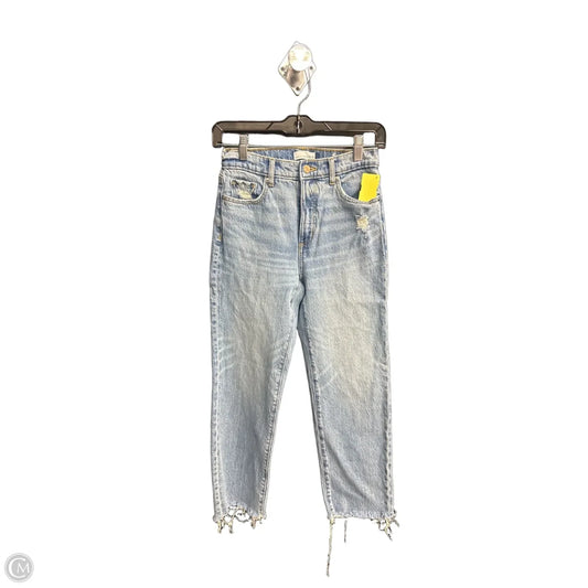 Jeans Wide Leg By Loft In Blue Denim, Size: 0