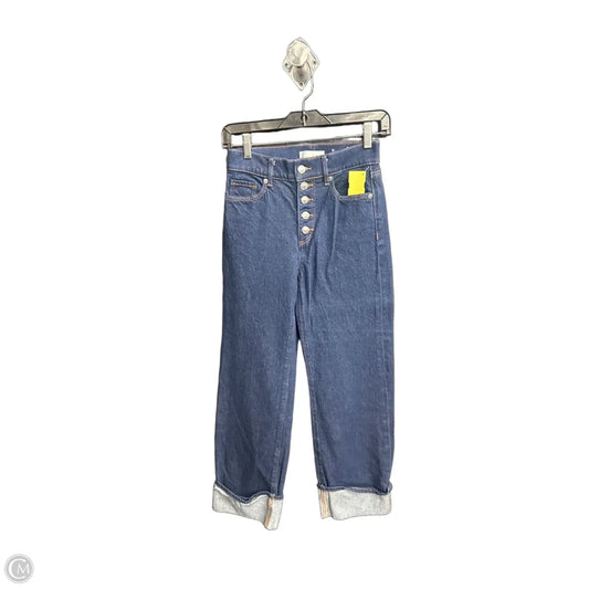 Jeans Wide Leg By Loft In Blue Denim, Size: 0