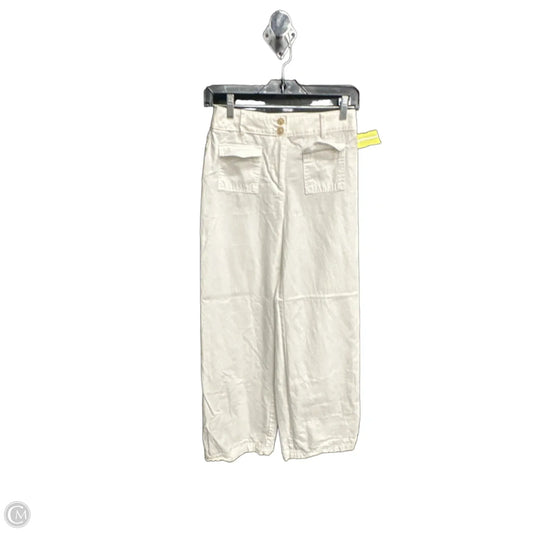 Pants Wide Leg By Loft In White, Size: 0