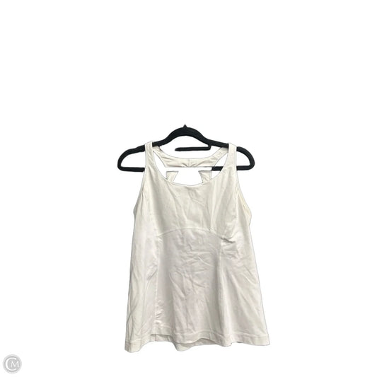 Athletic Tank Top By Lululemon In White, Size: L