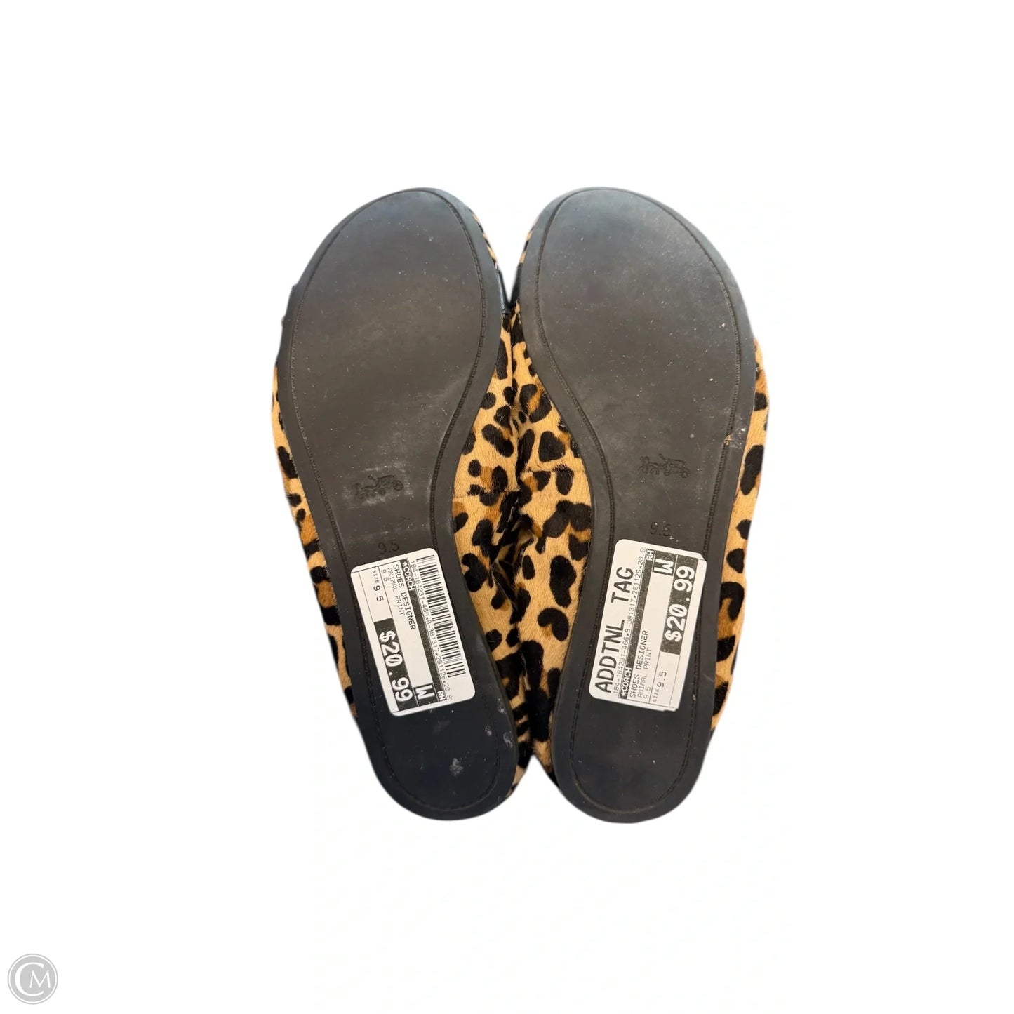 Shoes Designer By Coach In Animal Print, Size: 9.5