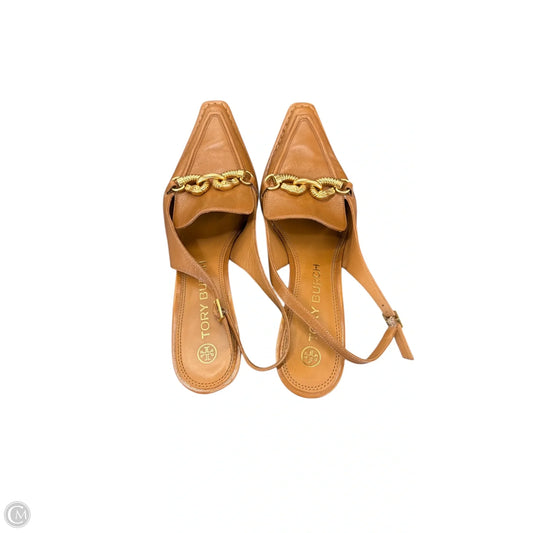 Shoes Designer By Tory Burch In Brown, Size: 9.5