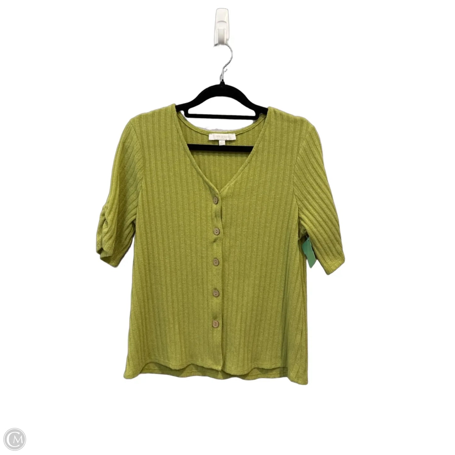 Top Short Sleeve By Clothes Mentor In Green, Size: L