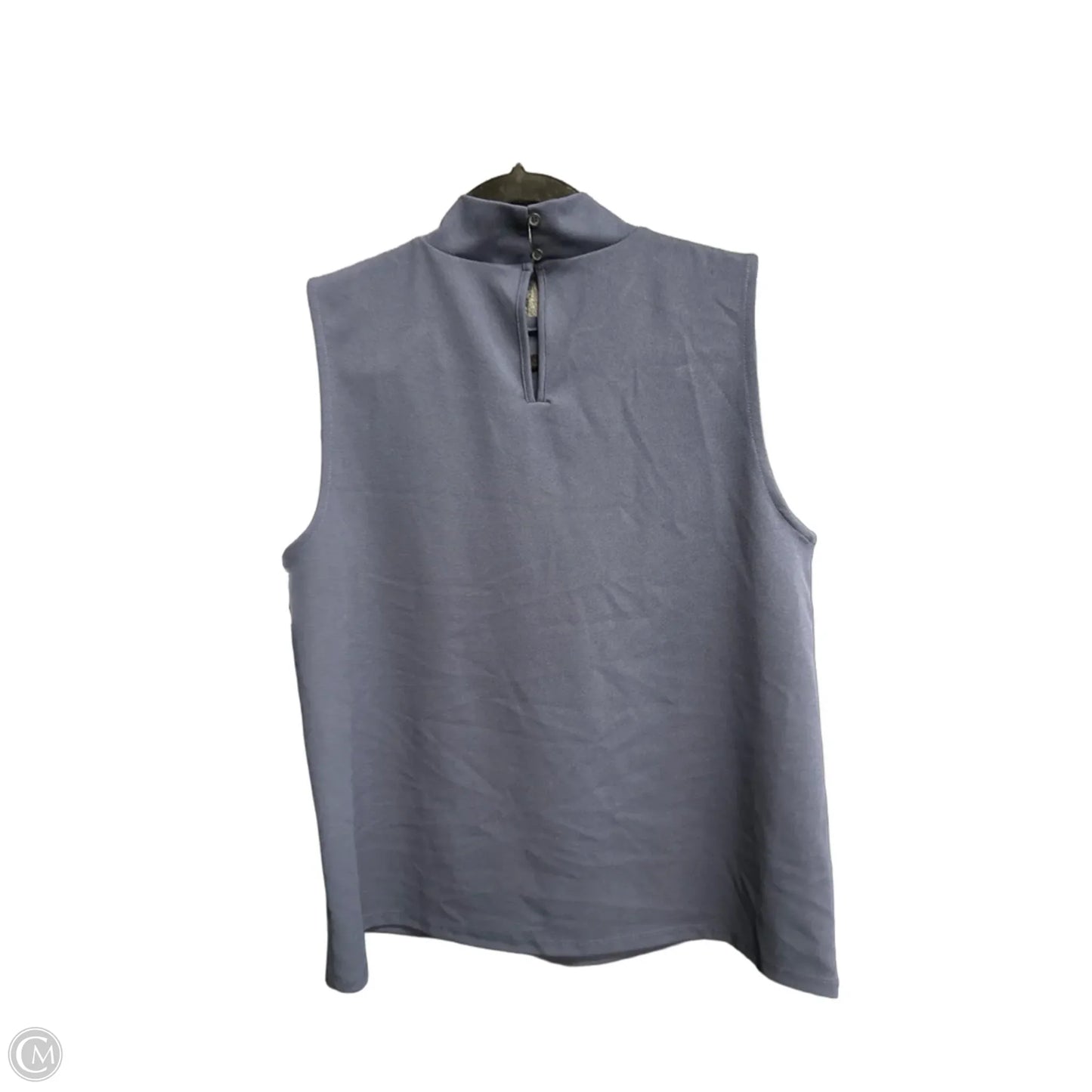 Top Sleeveless Basic By Ann Taylor In Navy, Size: L
