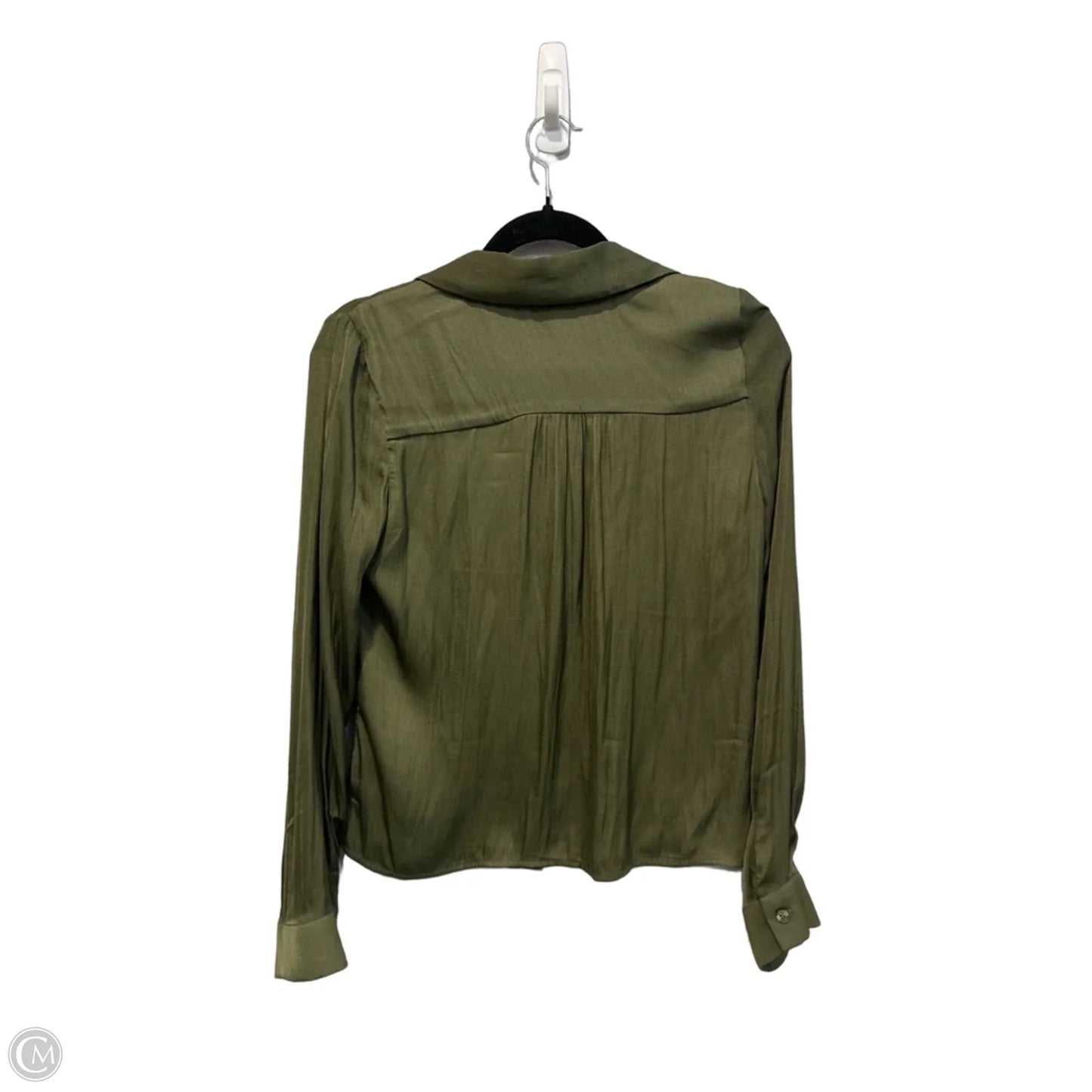 Top Long Sleeve By Gb In Green, Size: Xs