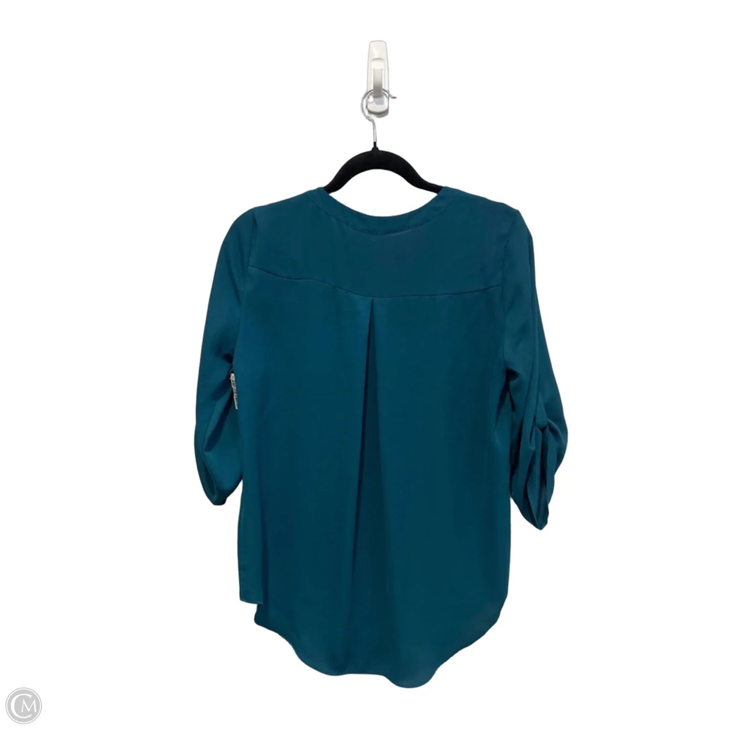 Top Long Sleeve By Chaus In Aqua, Size: S