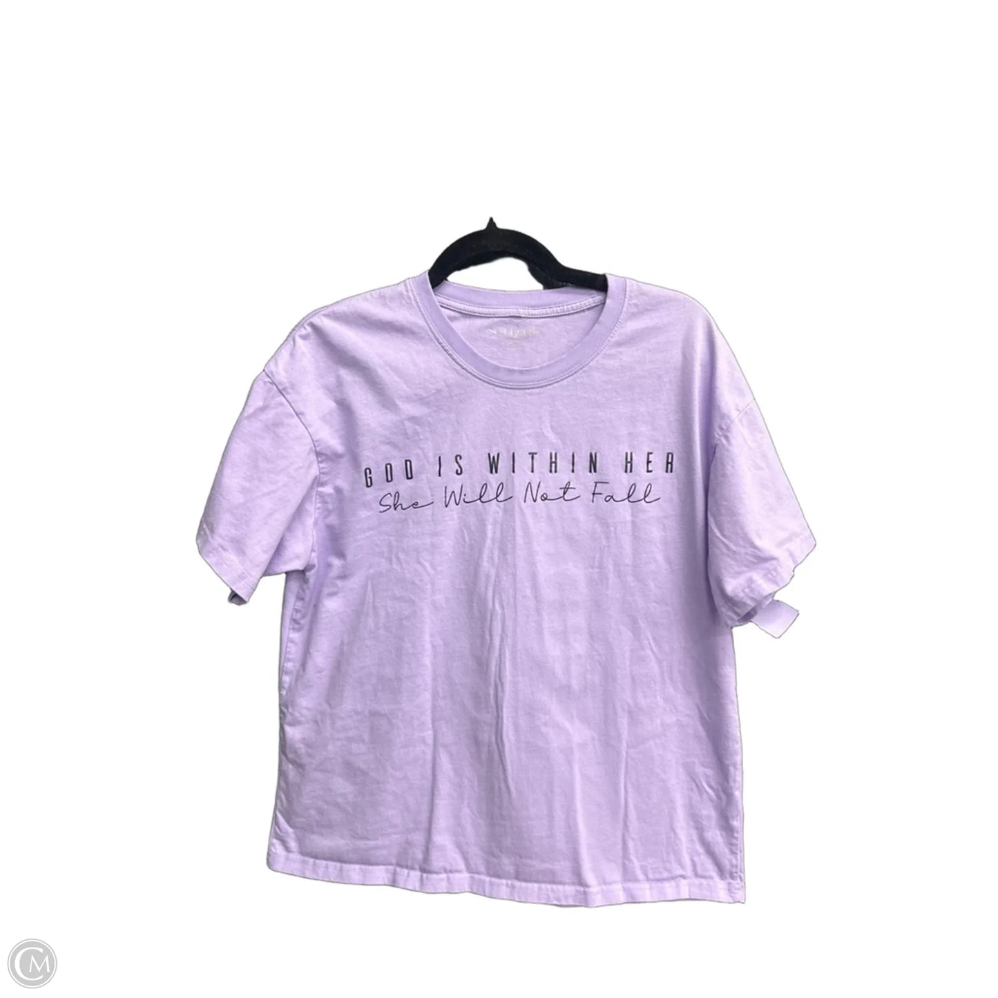 Top Short Sleeve By Clothes Mentor In Purple, Size: S