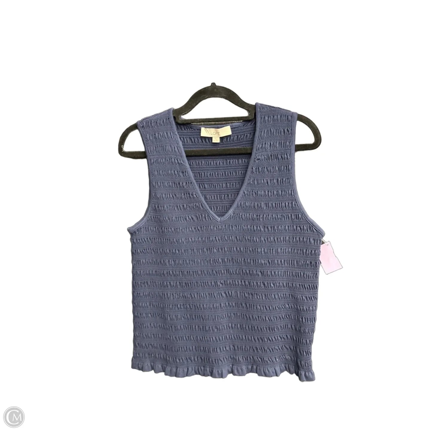 Top Sleeveless Basic By Loft In Navy, Size: M