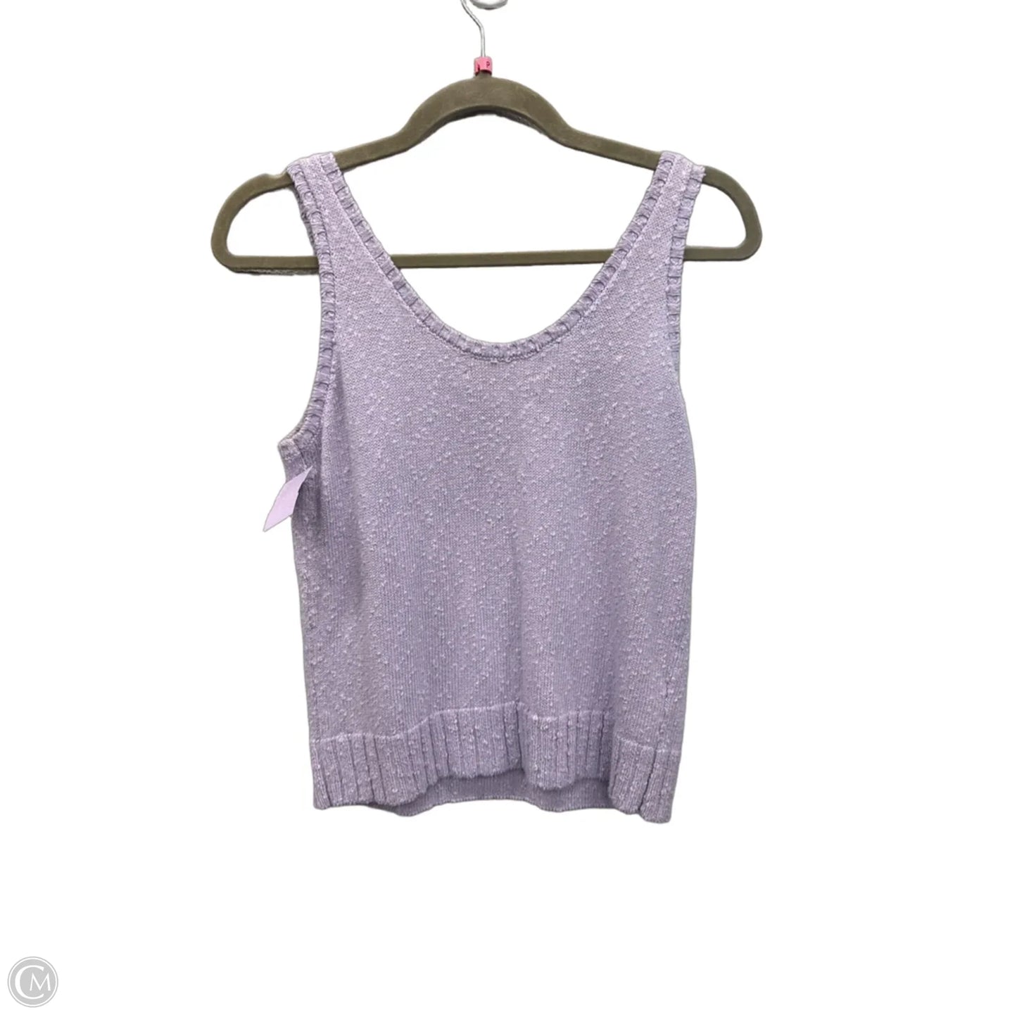 Top Sleeveless Basic By Loft In Purple, Size: Xsp