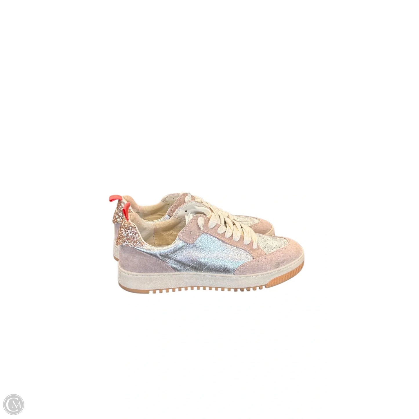 Shoes Sneakers By Dolce Vita In Pink & Silver, Size: 9