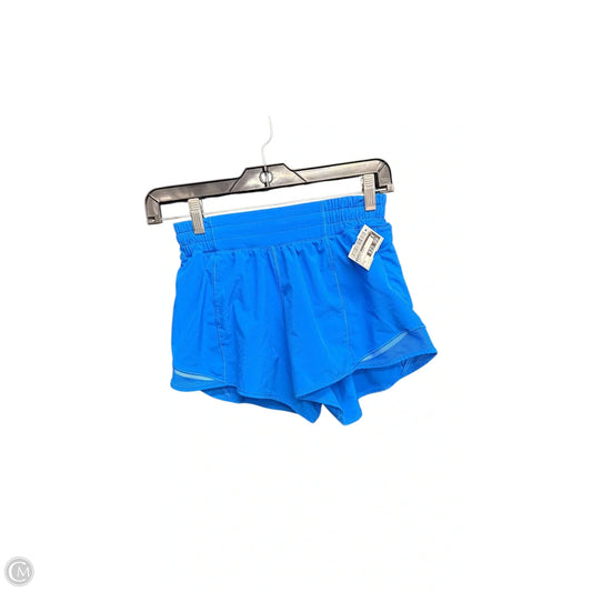 Athletic Shorts By Lululemon In Blue, Size: 4