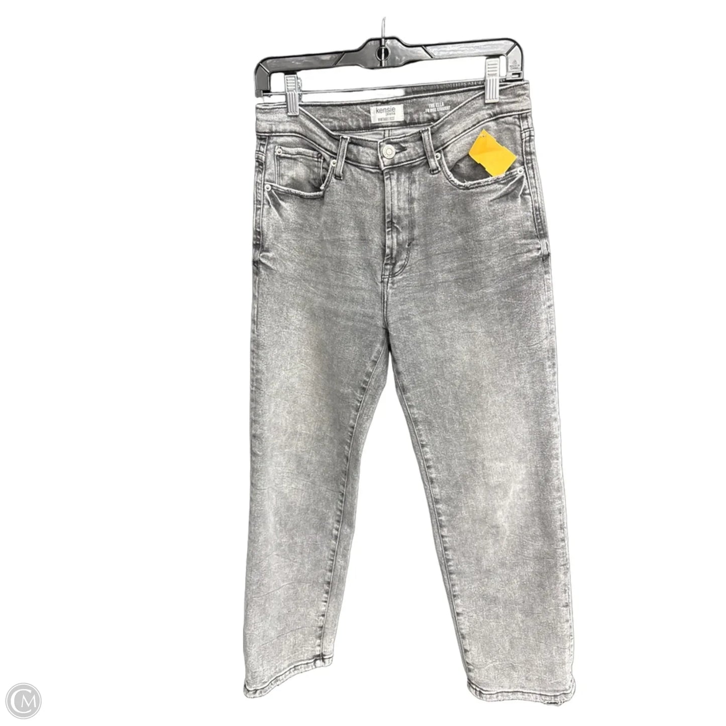 Jeans Straight By Kensie In Black, Size: 8